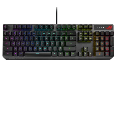 ASUS ROG STRIX SCOPE RX AURA SYNC RGB MEKANİK OYUNCU KLAVYE TÜRKÇE TUŞ DİZİLİMİ ROG RX RED SWITCH GENİŞ CTRL TUŞU